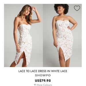 White lace dress